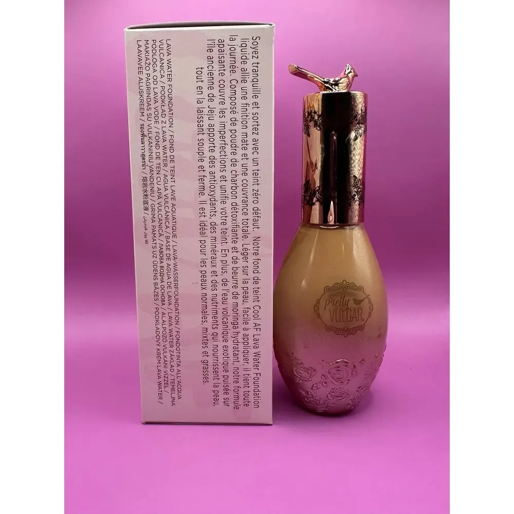 Pretty Vulgar Lava Water Foundation – Shade 47 – New in Box Pretty Bird